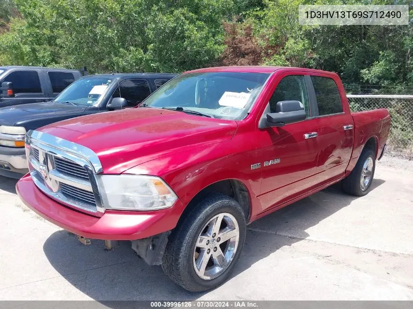 2009 Dodge Ram 1500 Slt/Sport/Trx VIN: 1D3HV13T69S712490 Lot: 39996126