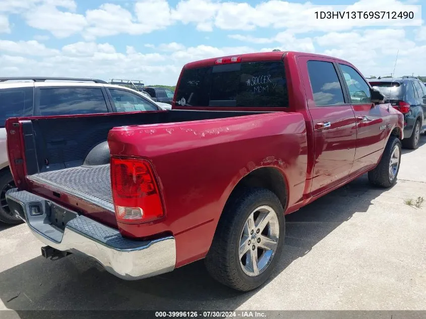 2009 Dodge Ram 1500 Slt/Sport/Trx VIN: 1D3HV13T69S712490 Lot: 39996126