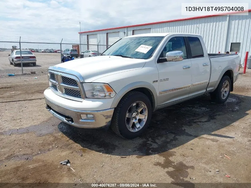 2009 Dodge Ram 1500 Laramie VIN: 1D3HV18T49S704008 Lot: 40076287