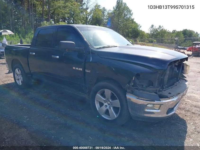 1D3HB13T99S701315 2009 Dodge Ram 1500 Slt/Sport/Trx