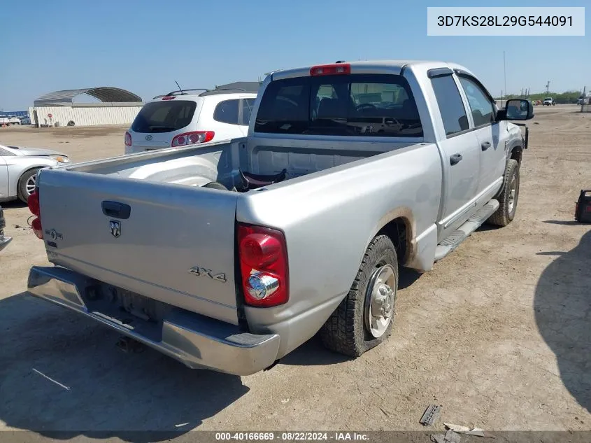 2009 Dodge Ram 2500 Slt VIN: 3D7KS28L29G544091 Lot: 40166669