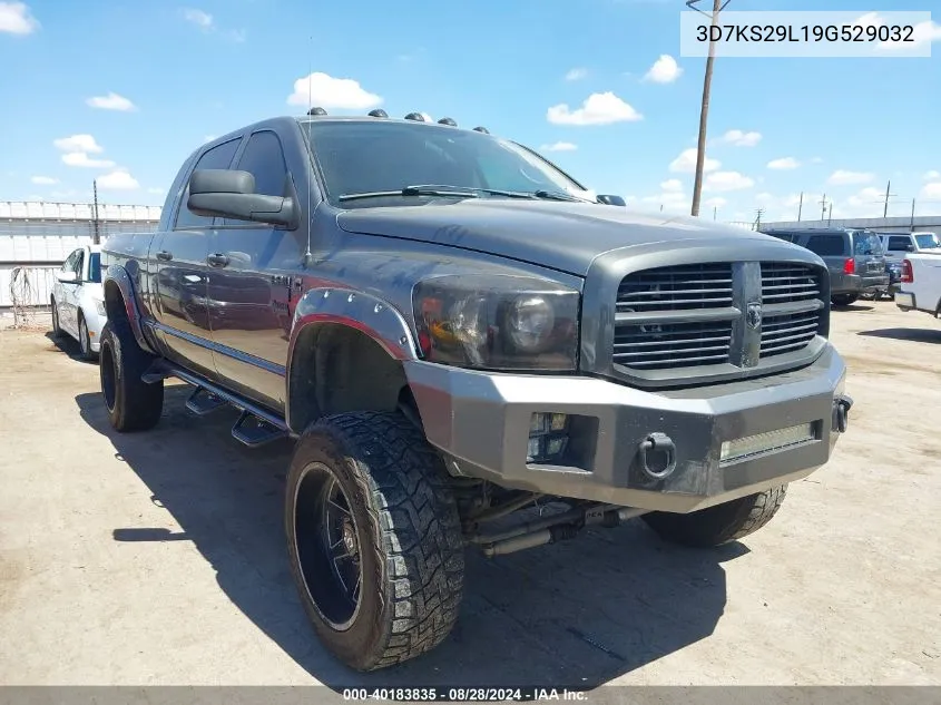 2009 Dodge Ram 2500 Sxt/Slt VIN: 3D7KS29L19G529032 Lot: 40183835