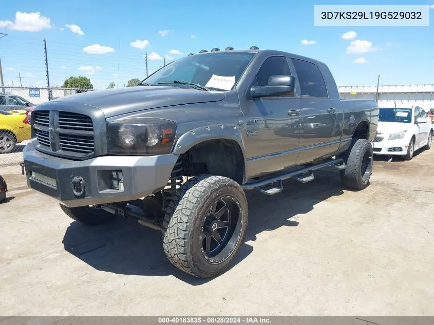 2009 Dodge Ram 2500 Sxt/Slt VIN: 3D7KS29L19G529032 Lot: 40183835