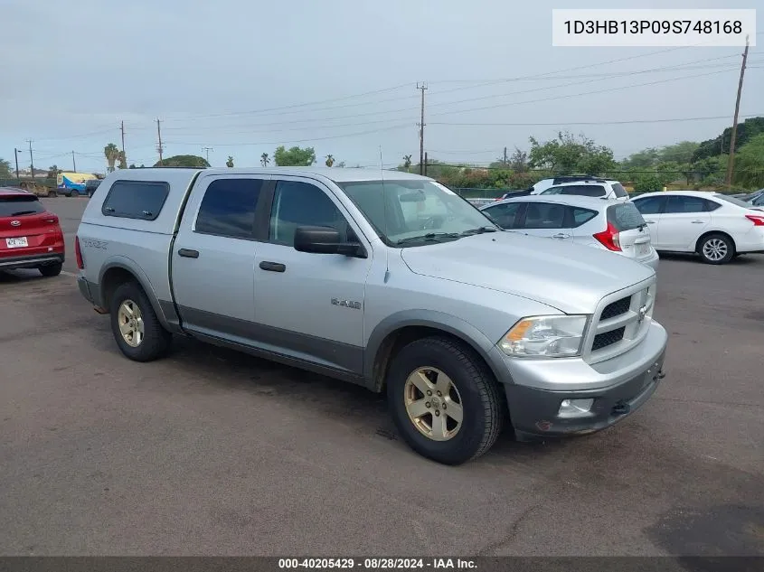 2009 Dodge Ram 1500 Slt/Sport/Trx VIN: 1D3HB13P09S748168 Lot: 40205429