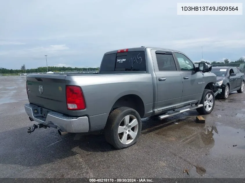 2009 Dodge Ram 1500 Slt/Sport/Trx VIN: 1D3HB13T49J509564 Lot: 40218170