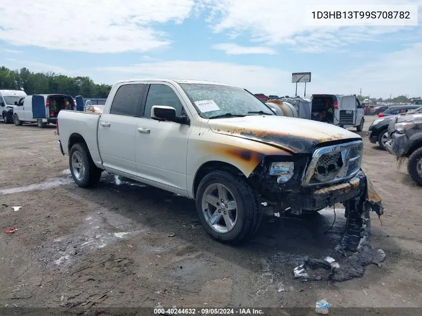 2009 Dodge Ram 1500 Slt/Sport/Trx VIN: 1D3HB13T99S708782 Lot: 40244632