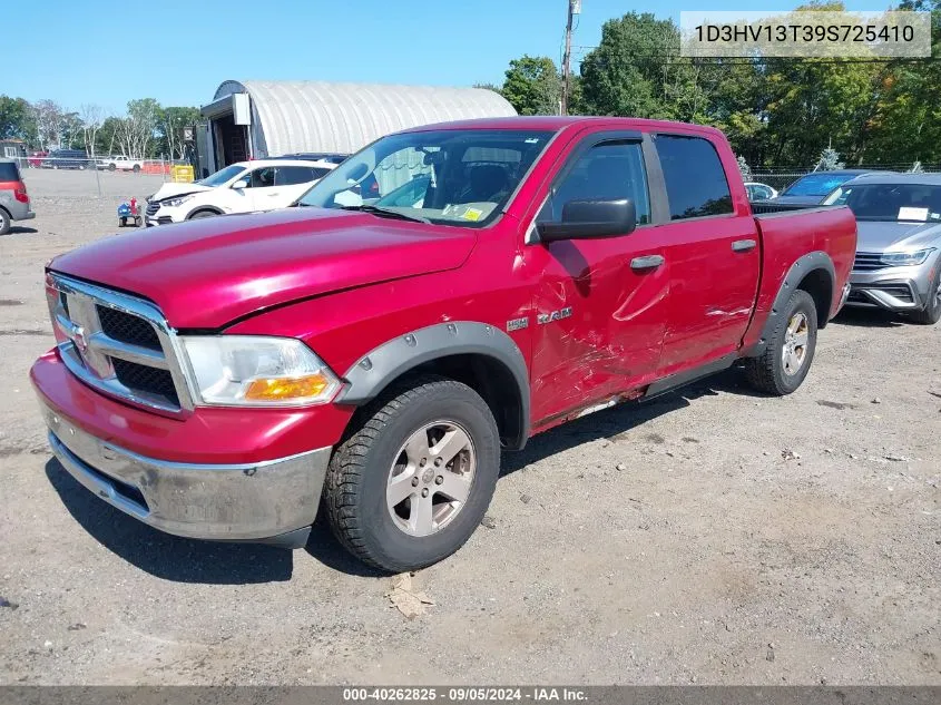 2009 Dodge Ram 1500 Slt/Sport/Trx VIN: 1D3HV13T39S725410 Lot: 40262825