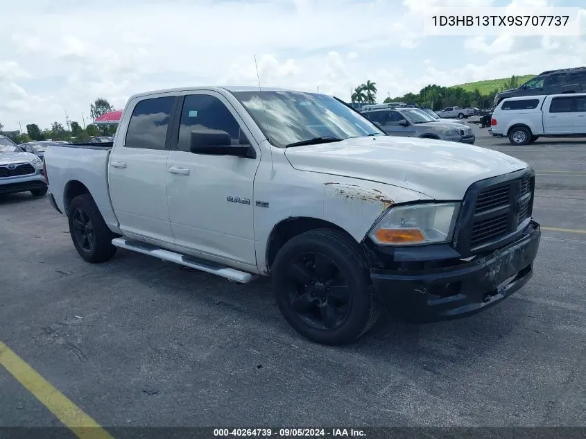 2009 Dodge Ram 1500 VIN: 1D3HB13TX9S707737 Lot: 40264739