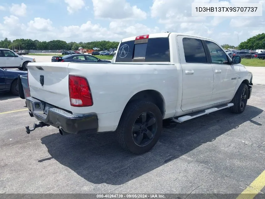 2009 Dodge Ram 1500 VIN: 1D3HB13TX9S707737 Lot: 40264739