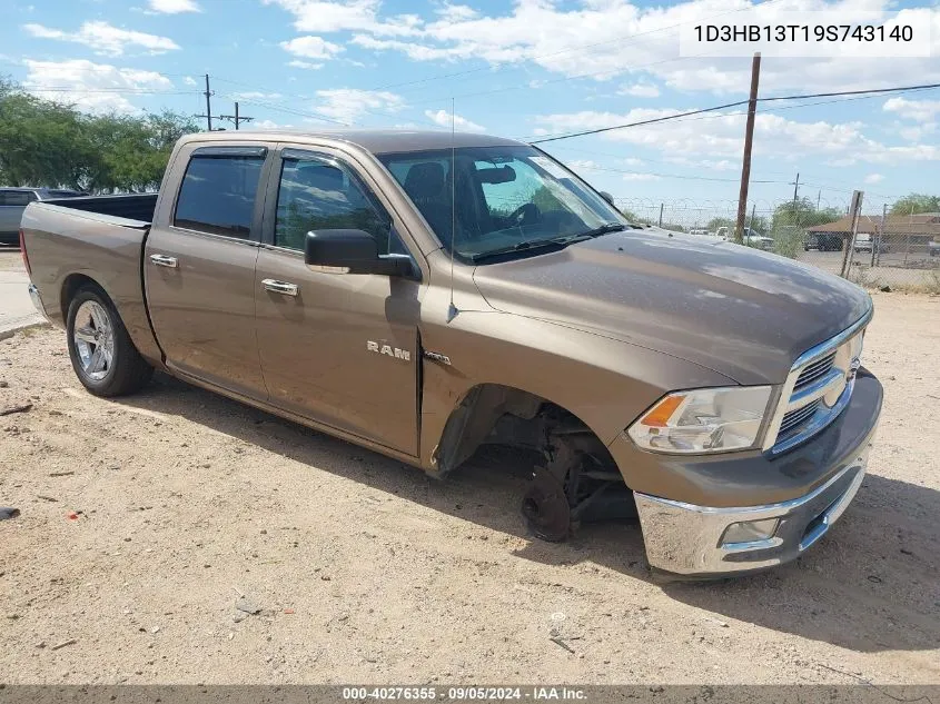 2009 Dodge Ram 1500 VIN: 1D3HB13T19S743140 Lot: 40276355