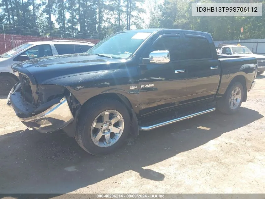 2009 Dodge Ram 1500 Laramie VIN: 1D3HB13T99S706112 Lot: 40296214