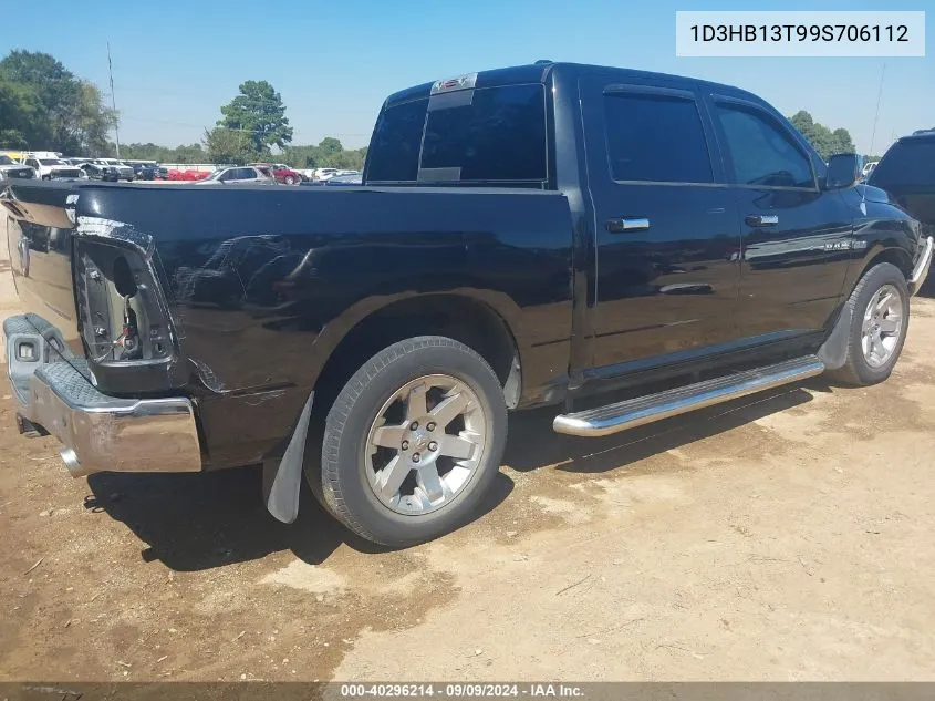 2009 Dodge Ram 1500 Laramie VIN: 1D3HB13T99S706112 Lot: 40296214