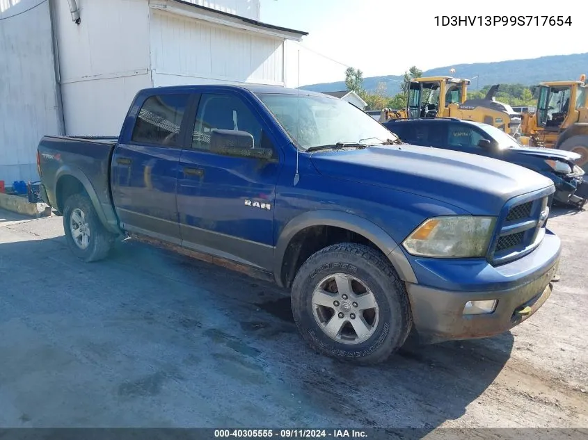 2009 Dodge Ram 1500 Slt/Sport/Trx VIN: 1D3HV13P99S717654 Lot: 40305555