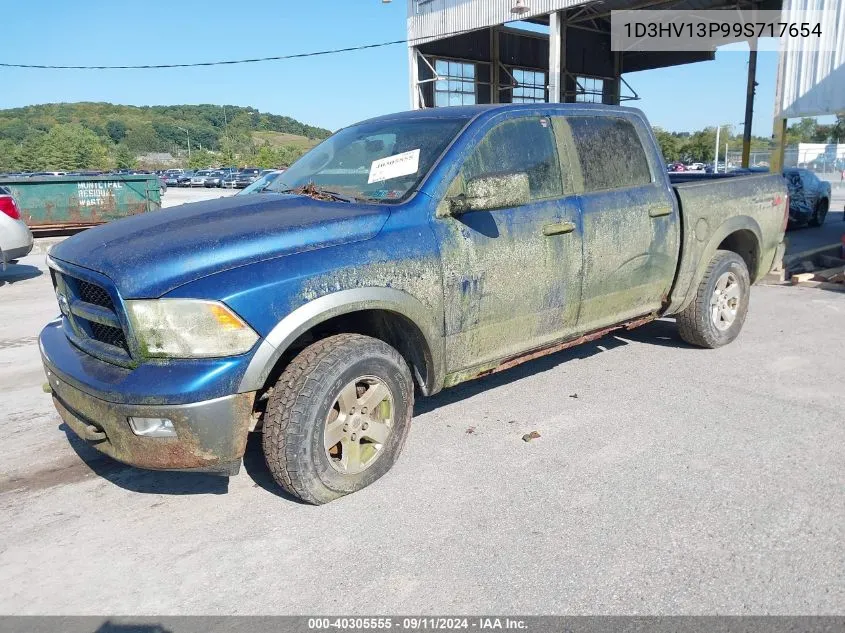 2009 Dodge Ram 1500 Slt/Sport/Trx VIN: 1D3HV13P99S717654 Lot: 40305555