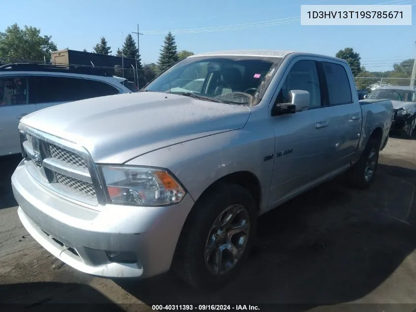 2009 Dodge Ram 1500 Slt/Sport/Trx VIN: 1D3HV13T19S785671 Lot: 40311393