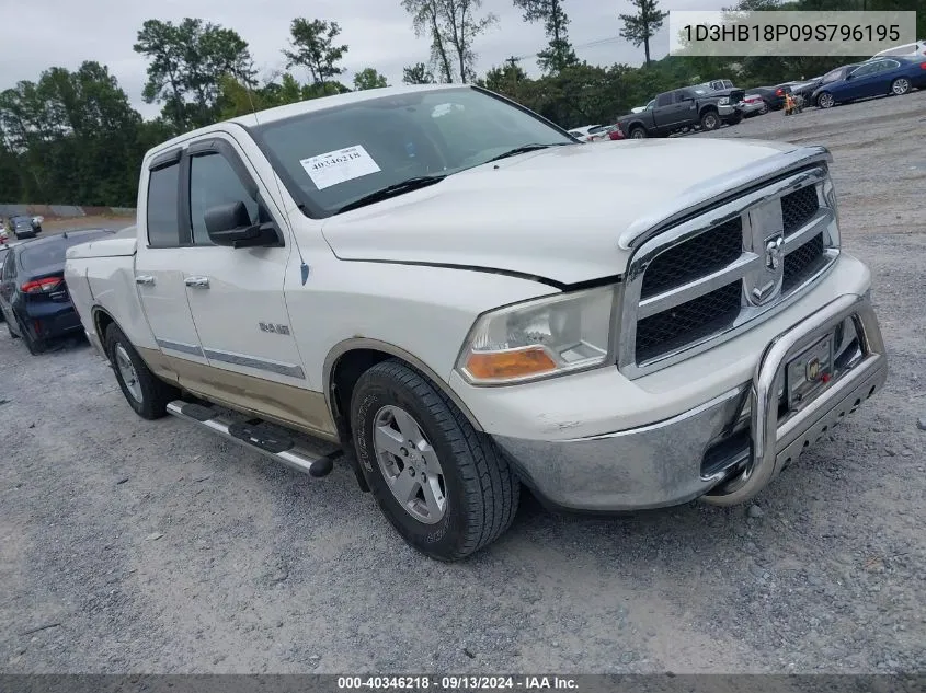 2009 Dodge Ram 1500 Slt/Sport/Trx VIN: 1D3HB18P09S796195 Lot: 40346218