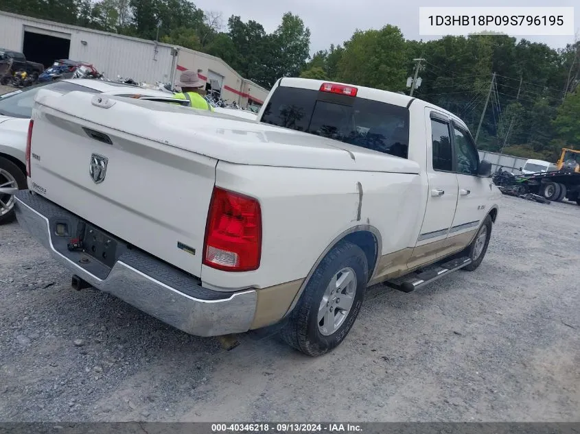 2009 Dodge Ram 1500 Slt/Sport/Trx VIN: 1D3HB18P09S796195 Lot: 40346218