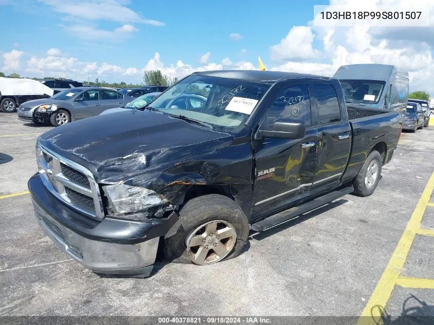 2009 Dodge Ram 1500 Slt/Sport/Trx VIN: 1D3HB18P99S801507 Lot: 40378821