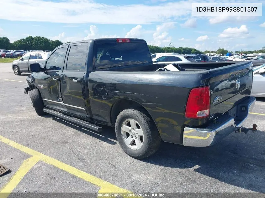 2009 Dodge Ram 1500 Slt/Sport/Trx VIN: 1D3HB18P99S801507 Lot: 40378821