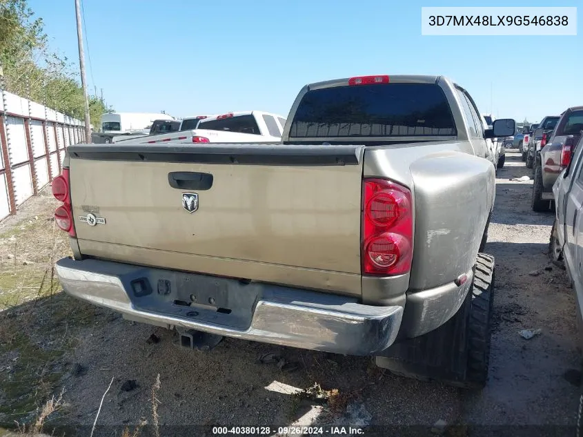 2009 Dodge Ram 3500 VIN: 3D7MX48LX9G546838 Lot: 40380128