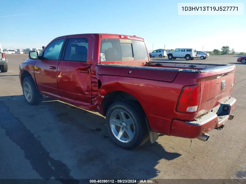 2009 Dodge Ram 1500 VIN: 1D3HV13T19J527771 Lot: 40390112