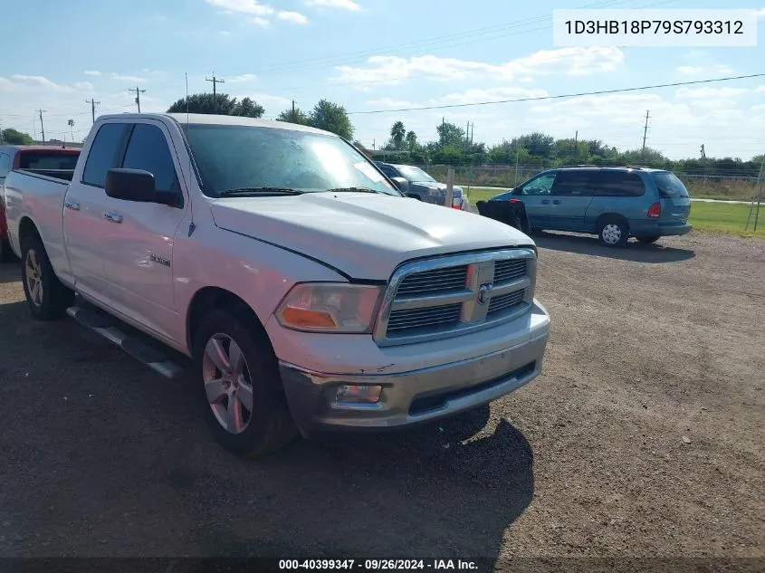 2009 Dodge Ram 1500 Slt/Sport/Trx VIN: 1D3HB18P79S793312 Lot: 40399347