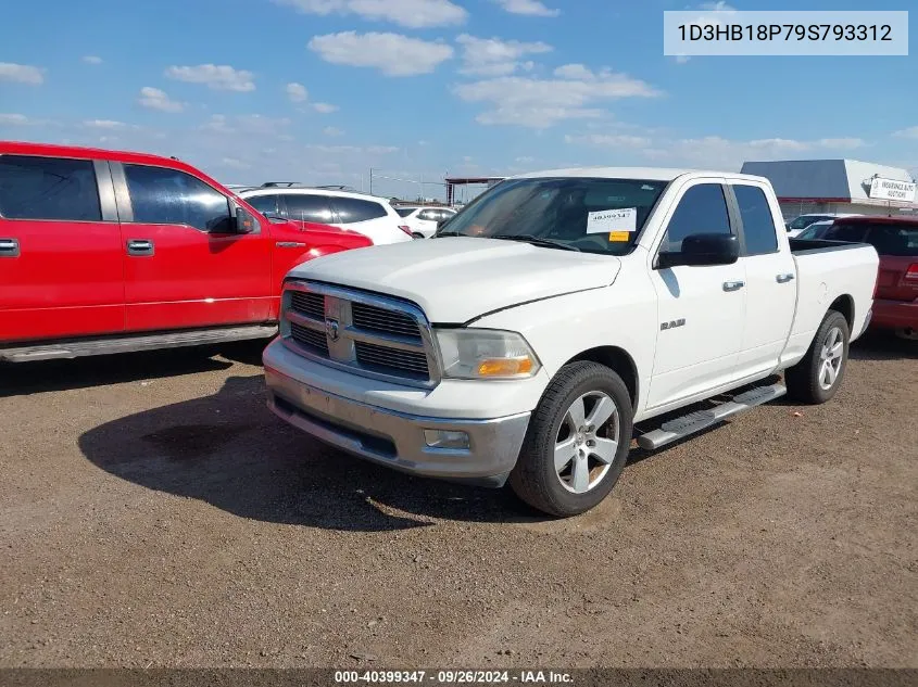 2009 Dodge Ram 1500 Slt/Sport/Trx VIN: 1D3HB18P79S793312 Lot: 40399347