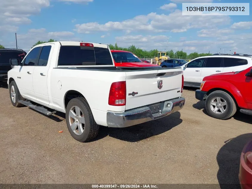 2009 Dodge Ram 1500 Slt/Sport/Trx VIN: 1D3HB18P79S793312 Lot: 40399347