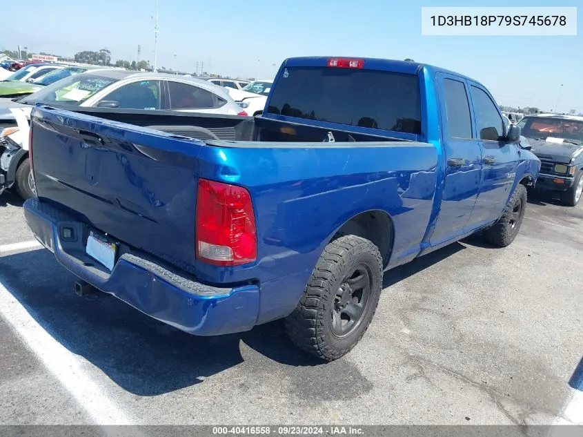 2009 Dodge Ram 1500 St VIN: 1D3HB18P79S745678 Lot: 40416558