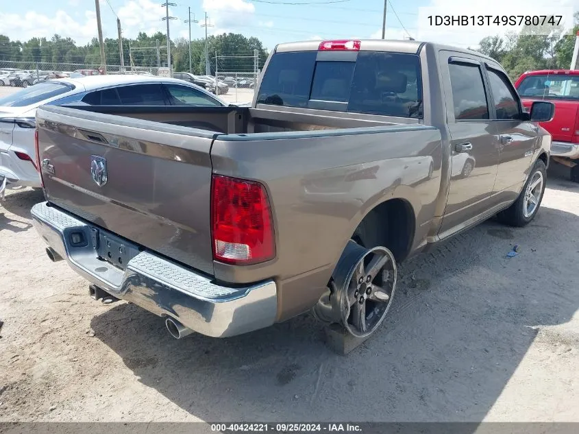 1D3HB13T49S780747 2009 Dodge Ram 1500 Slt/Sport/Trx