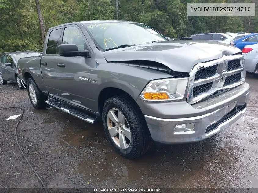 2009 Dodge Ram 1500 VIN: 1V3HV18T29S744216 Lot: 40432763