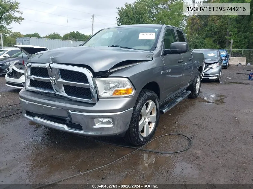 2009 Dodge Ram 1500 VIN: 1V3HV18T29S744216 Lot: 40432763