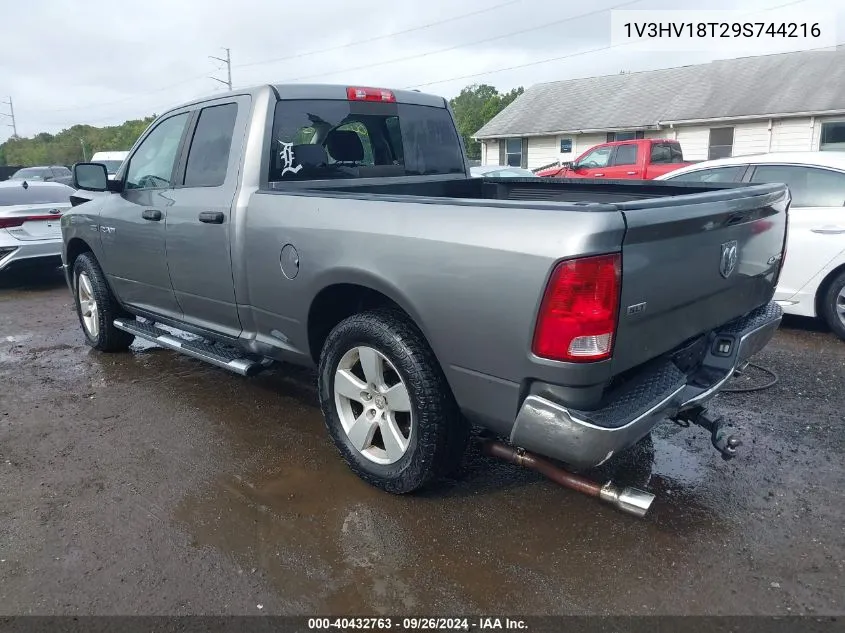 2009 Dodge Ram 1500 VIN: 1V3HV18T29S744216 Lot: 40432763