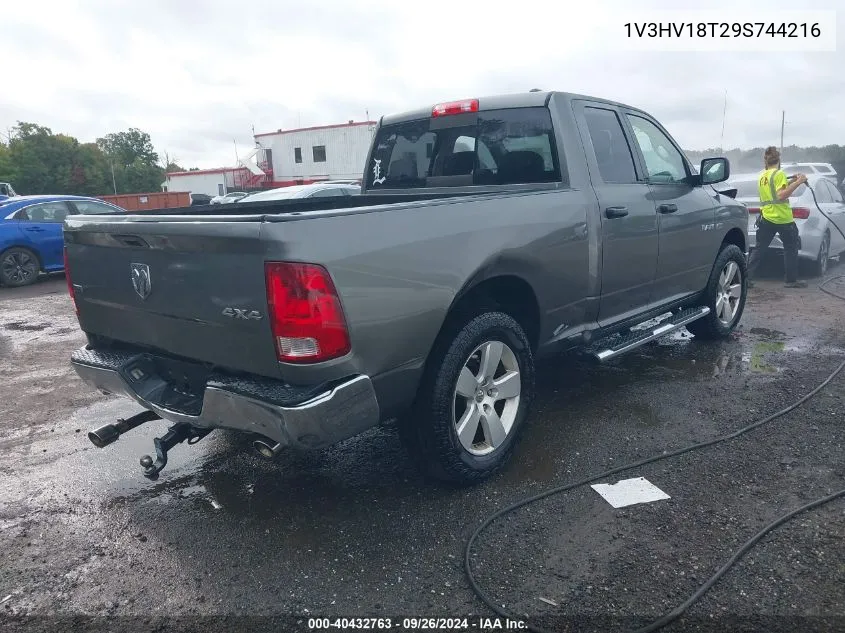 2009 Dodge Ram 1500 VIN: 1V3HV18T29S744216 Lot: 40432763