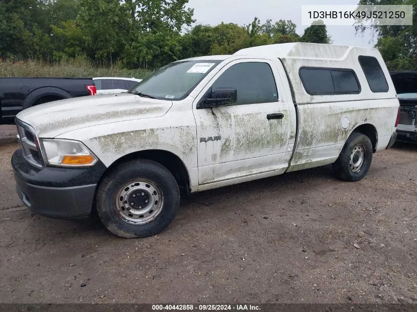 2009 Dodge Ram 1500 St VIN: 1D3HB16K49J521250 Lot: 40442858