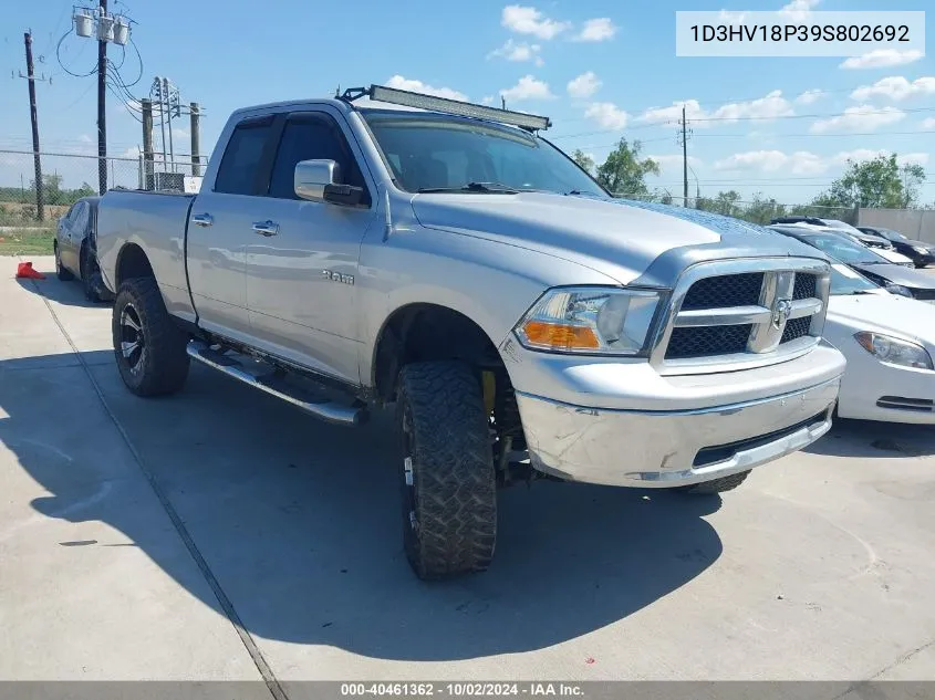 2009 Dodge Ram 1500 Slt/Sport/Trx VIN: 1D3HV18P39S802692 Lot: 40461362