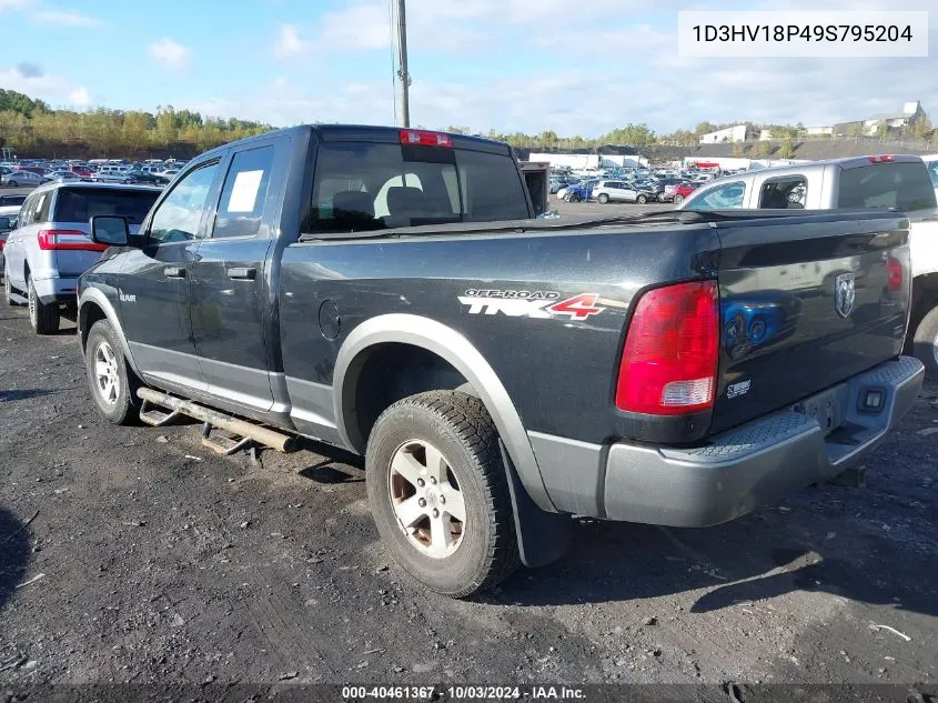 2009 Dodge Ram 1500 Slt/Sport/Trx VIN: 1D3HV18P49S795204 Lot: 40461367