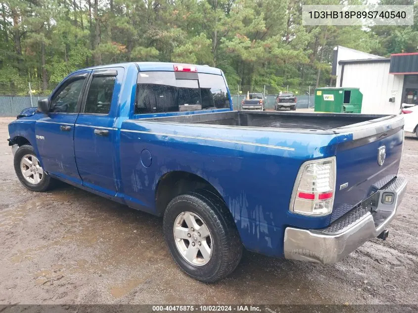 1D3HB18P89S740540 2009 Dodge Ram 1500 Slt/Sport/Trx