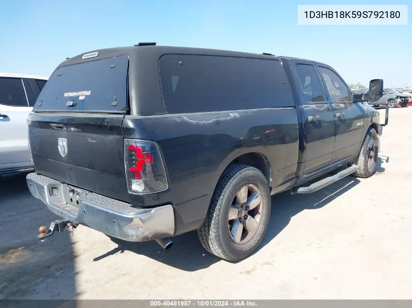 1D3HB18K59S792180 2009 Dodge Ram 1500