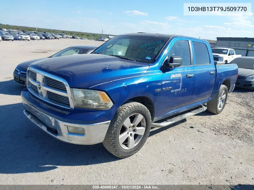 2009 Dodge Ram 1500 Slt/Sport/Trx VIN: 1D3HB13T79J509770 Lot: 40490347