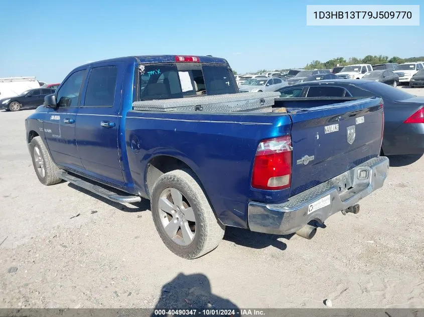 2009 Dodge Ram 1500 Slt/Sport/Trx VIN: 1D3HB13T79J509770 Lot: 40490347