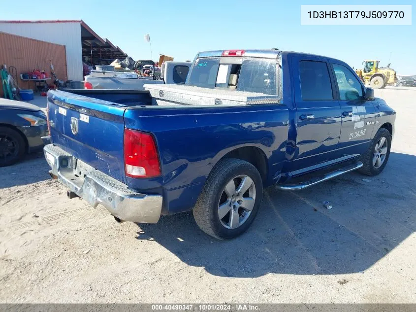 2009 Dodge Ram 1500 Slt/Sport/Trx VIN: 1D3HB13T79J509770 Lot: 40490347