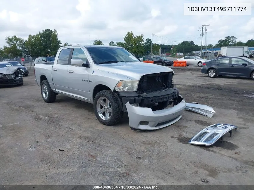 2009 Dodge Ram 1500 Slt/Sport/Trx VIN: 1D3HV13T49S711774 Lot: 40496304