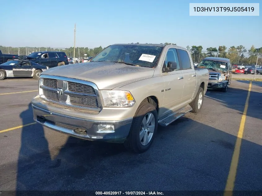 2009 Dodge Ram 1500 VIN: 1D3HV13T99J505419 Lot: 40520917