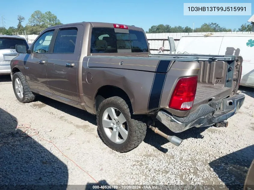 2009 Dodge Ram 1500 Slt/Sport/Trx VIN: 1D3HB13T99J515991 Lot: 40536789