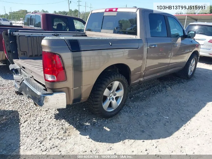 2009 Dodge Ram 1500 Slt/Sport/Trx VIN: 1D3HB13T99J515991 Lot: 40536789