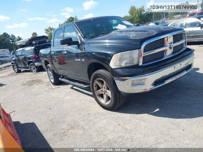 2009 Dodge Ram 1500 Slt/Sport/Trx VIN: 1D3HV13T19S749950 Lot: 40545664