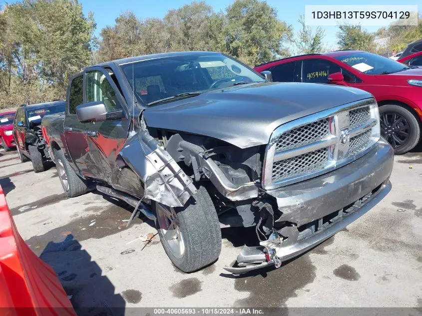 2009 Dodge Ram 1500 Slt/Sport/Trx VIN: 1D3HB13T59S704129 Lot: 40605693