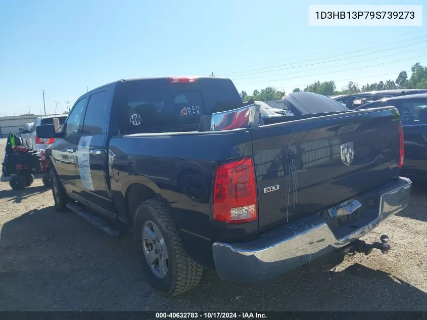 2009 Dodge Ram 1500 Slt/Sport/Trx VIN: 1D3HB13P79S739273 Lot: 40632783