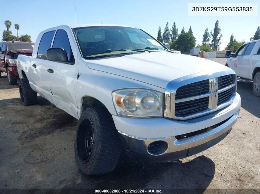 3D7KS29T59G553835 2009 Dodge Ram 2500 Sxt/Slt